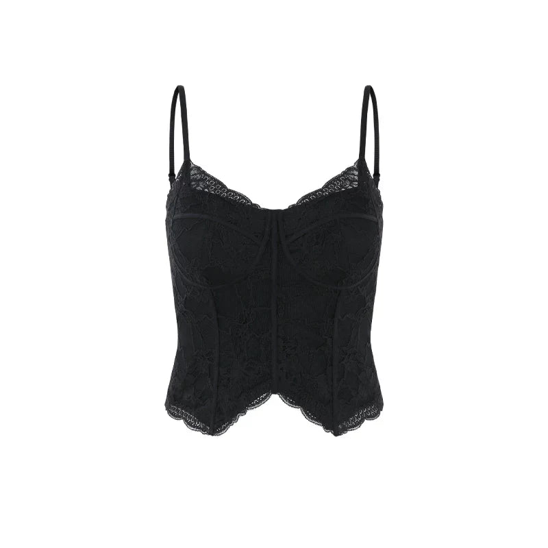 Lace Slim-fit Camisole Top