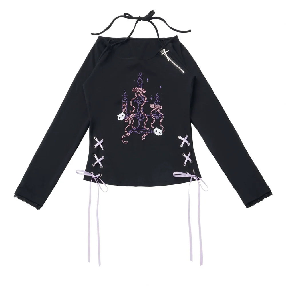 Academy Purple Hooded Sweatshirt + Tops + Skirt + Pants + Leg Cover
