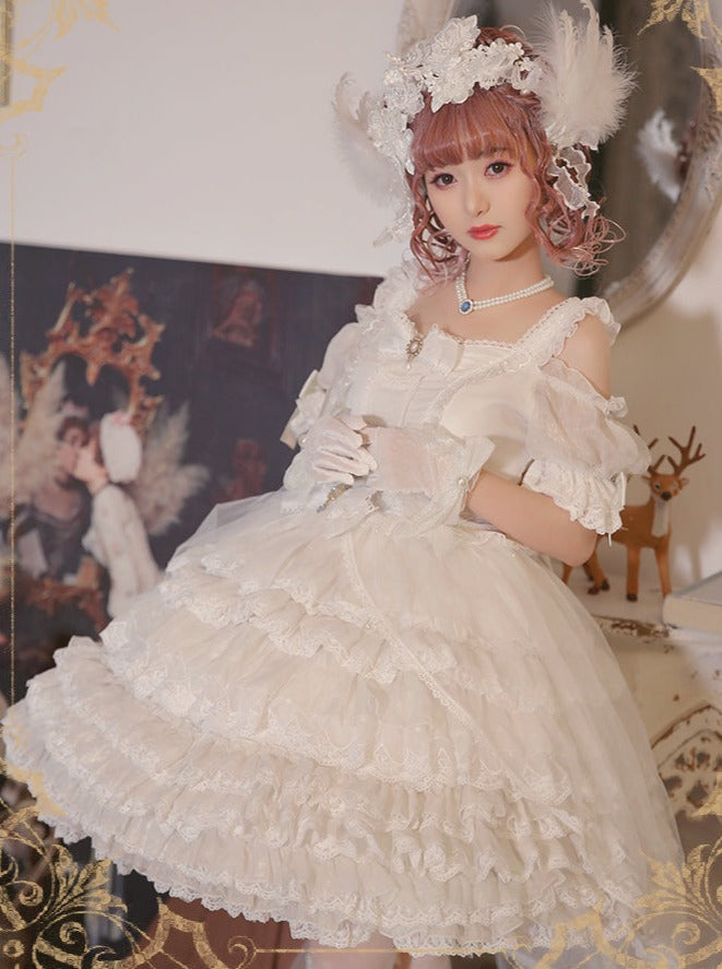 Pure White Lolita Wedding Dress