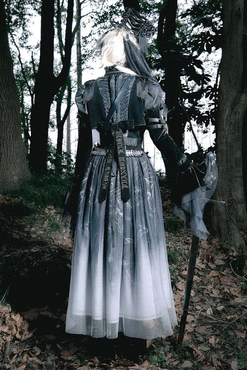 [pre-order Deadline: June 8] Phantom Knight Dark Gothic Military Dress Full Set (jacket + Bustier Top + Skirt)