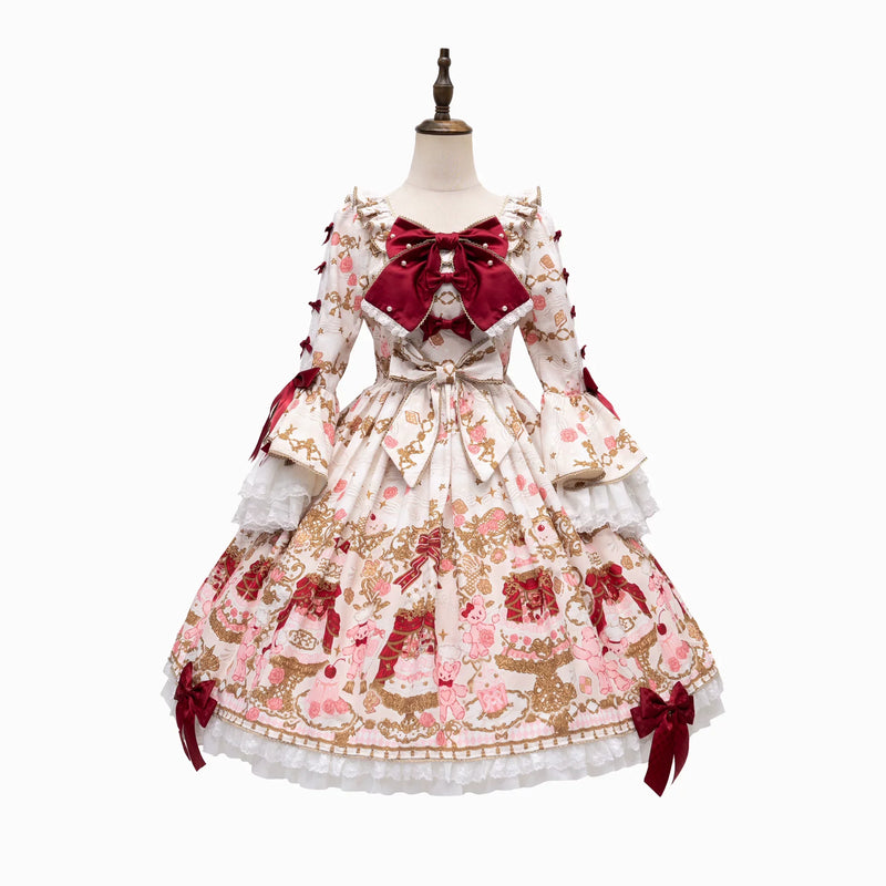 [pre-order Deadline: April 26] Retro Romance Sweet Lolita Ribbon Cake Print Series Accessories