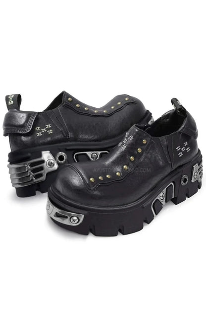 Heavy Metal Dark Loafers