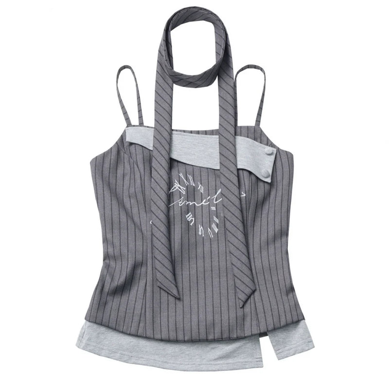 Mode Academie Jacket + Asymmetrical Top + Camisole + Skirt + Scarf