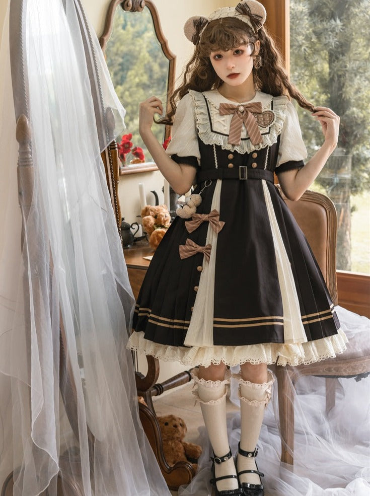 Chocolate Girly Retro Lolita Dress