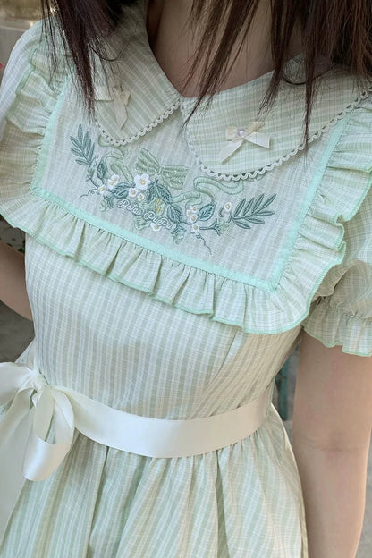 Lace Trim Sweet Dress