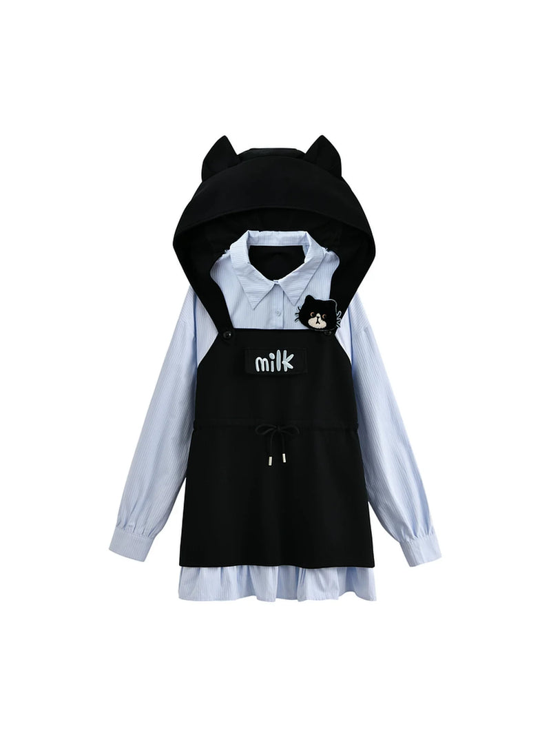 Cat Ear Hooded Dress