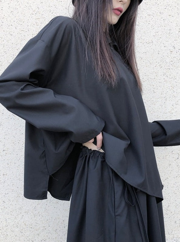 Mode Asymmetric Fake Two Piece Dress