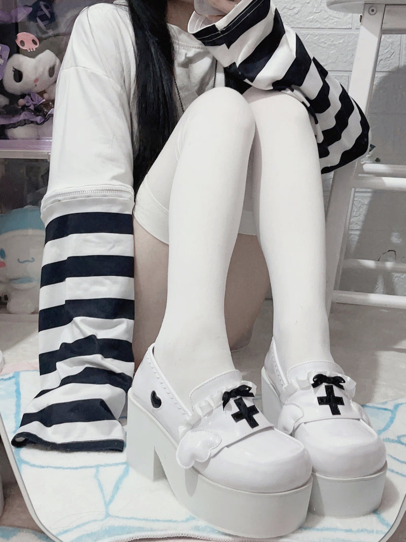 [angel Style] Medical Lace Platform Shoes