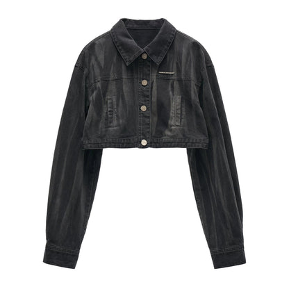 Retro Denim Skirt + Jacket + Top