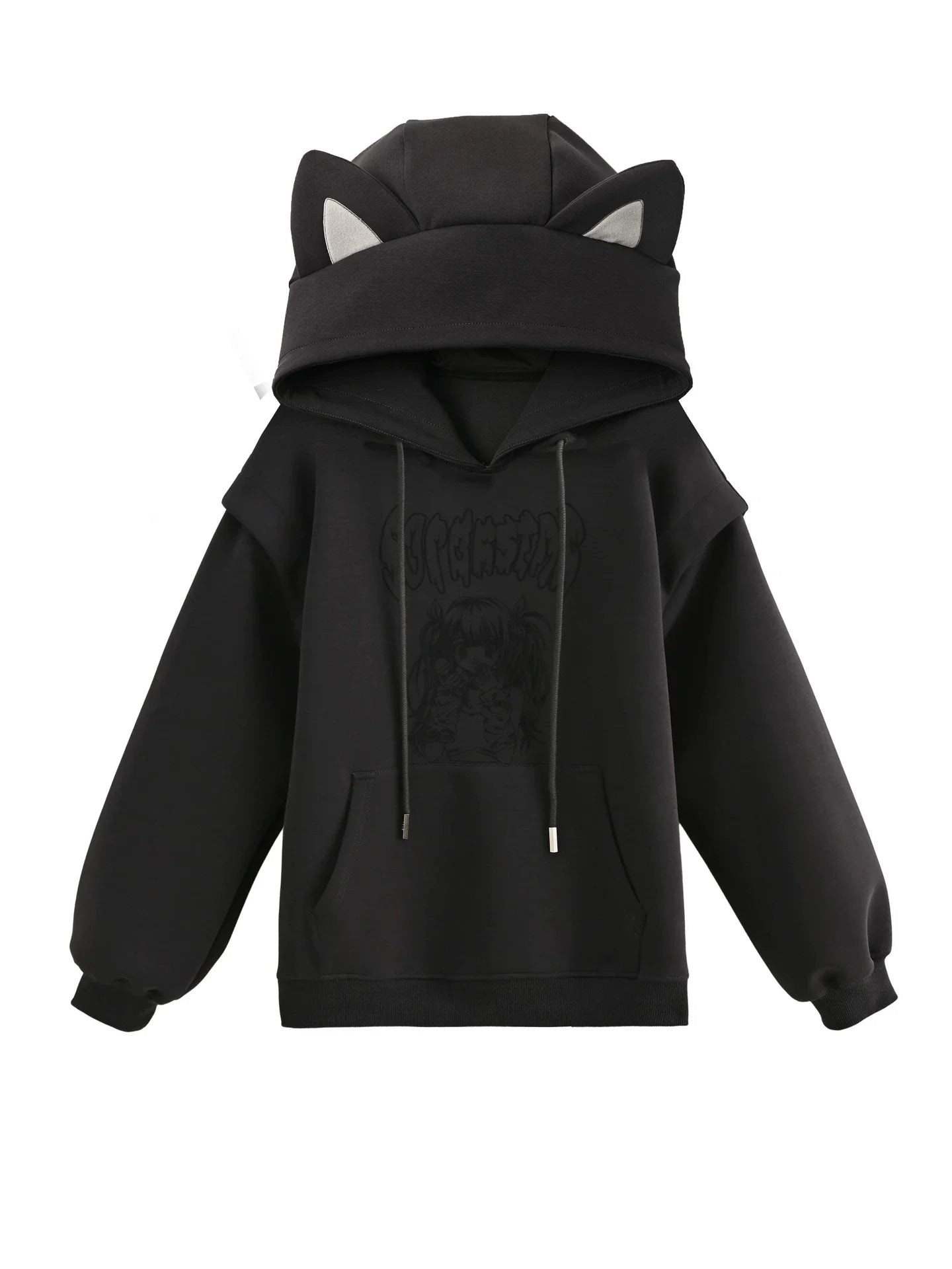 Sweet Dark Cut Hooded Top
