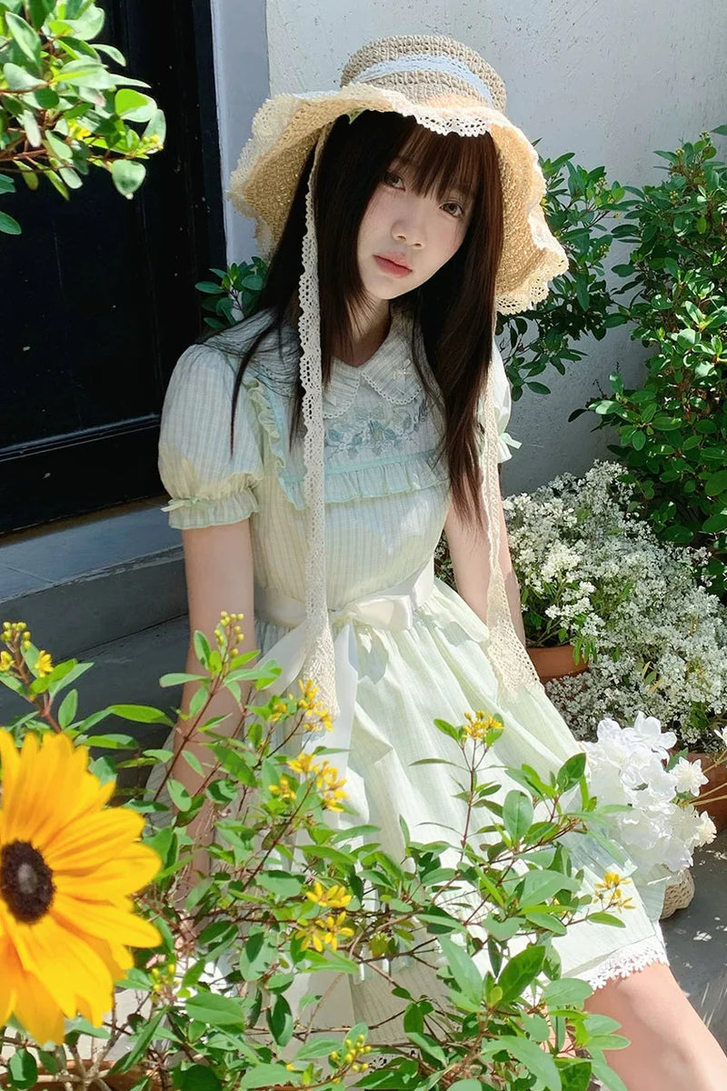 Lace Trim Sweet Dress