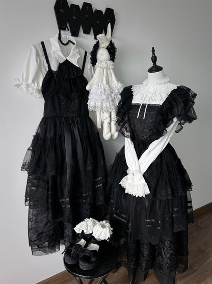 Summer Tiered Lolita Dress + Lolita Jumper Skirt