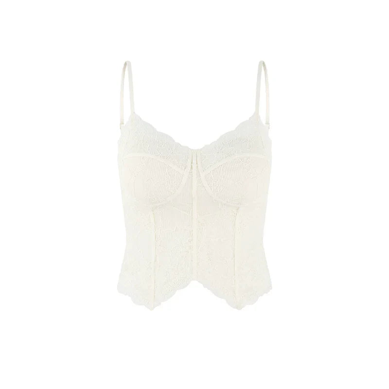 Lace Slim-fit Camisole Top