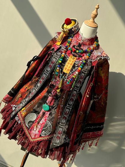 [pre-order] Little Zombie Cosplay Chinese Lolita Embroidery Dress
