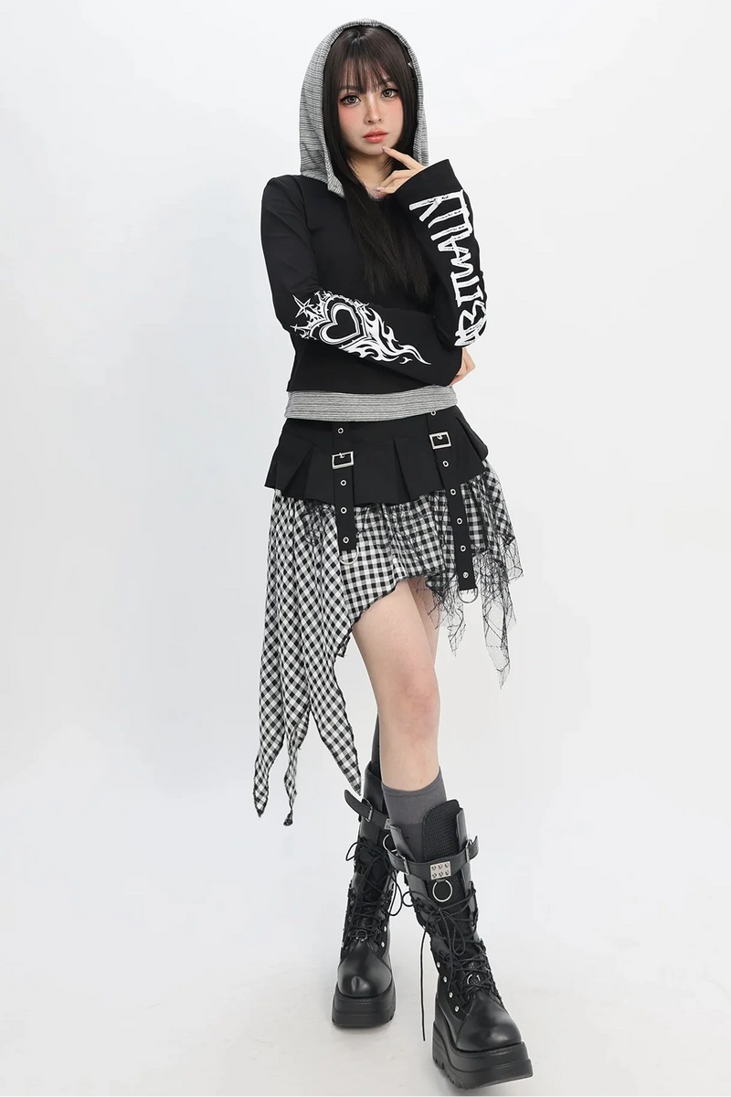 Wish Graffiti Hooded Top