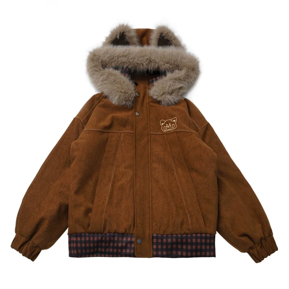 Brown Bear Fur Jacket + Pants
