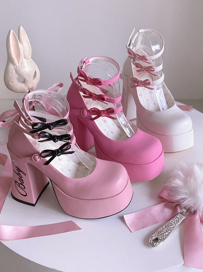 Logo Lolita Sweet Bow Shoes