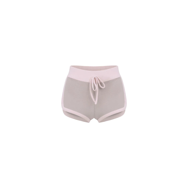 Gray Pink Sweetheart Jacket + Shorts