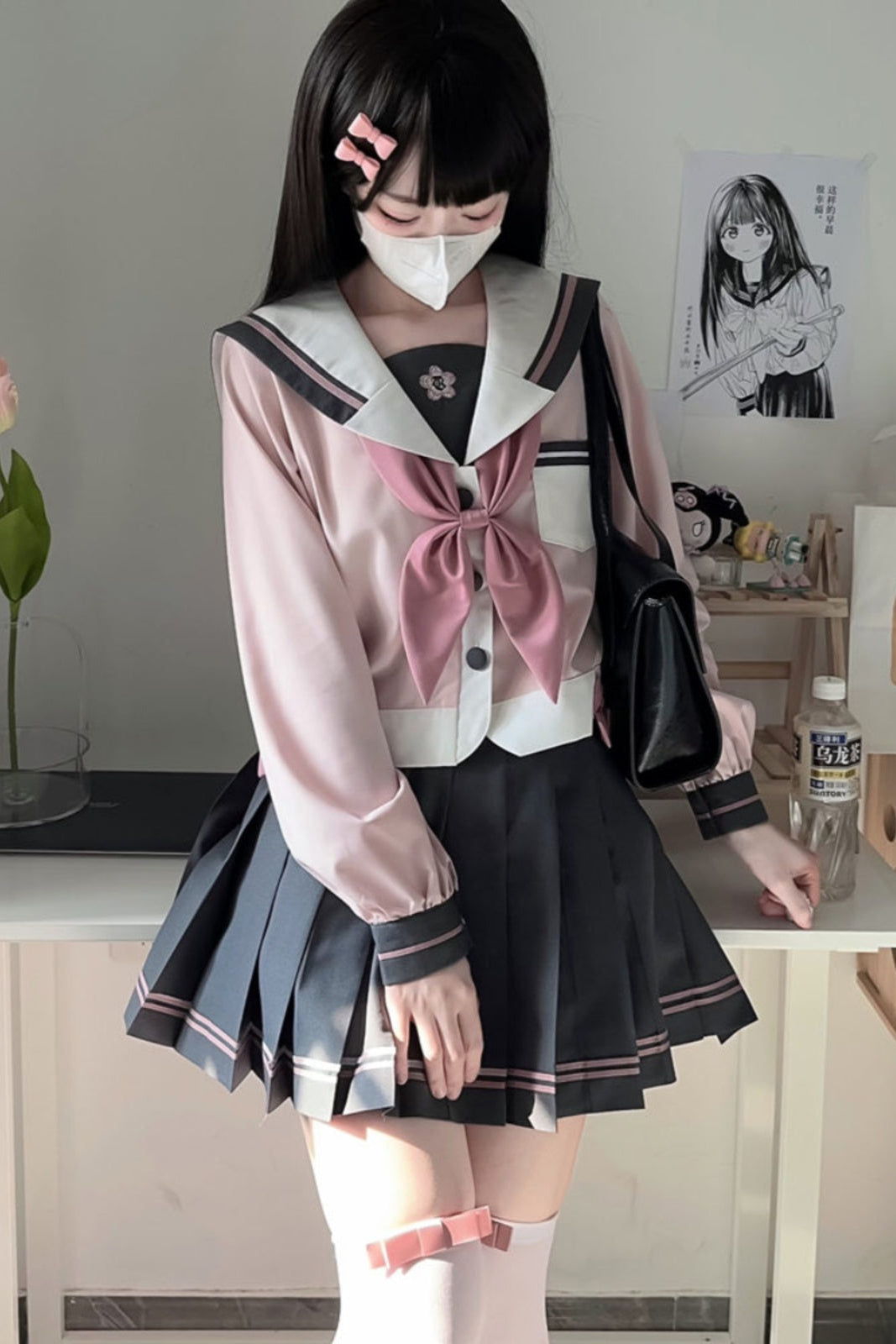 Sakura Color Heroine Sailor Suit