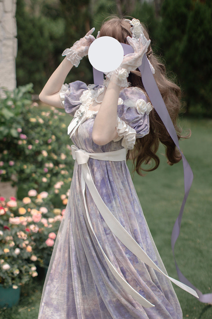 [order Deadline: December 30] Sun and Moon Poem Oil Paint Rose Dress Complete Set