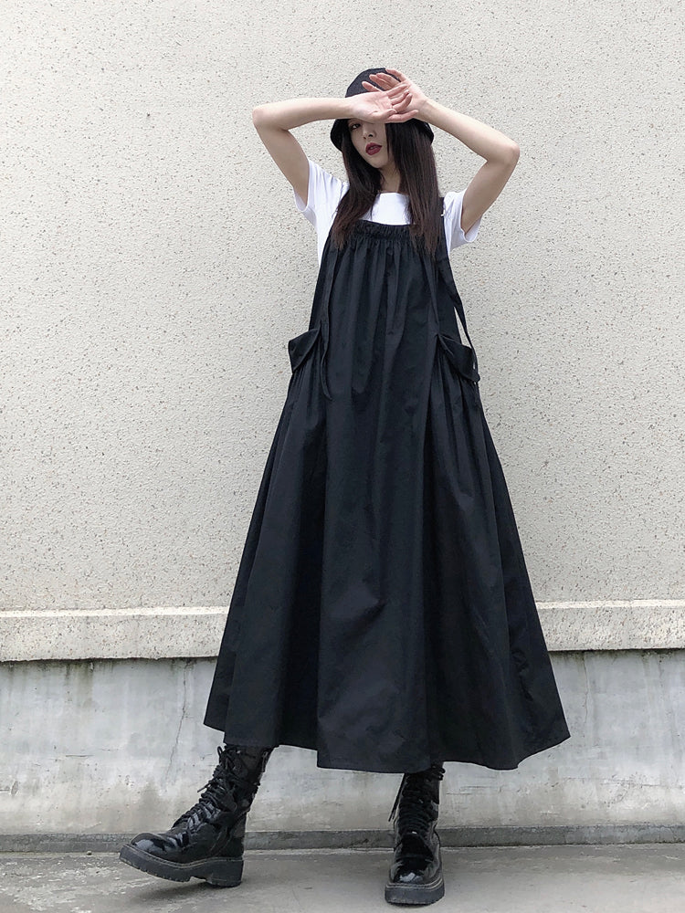 Loose Strap Mode Skirt