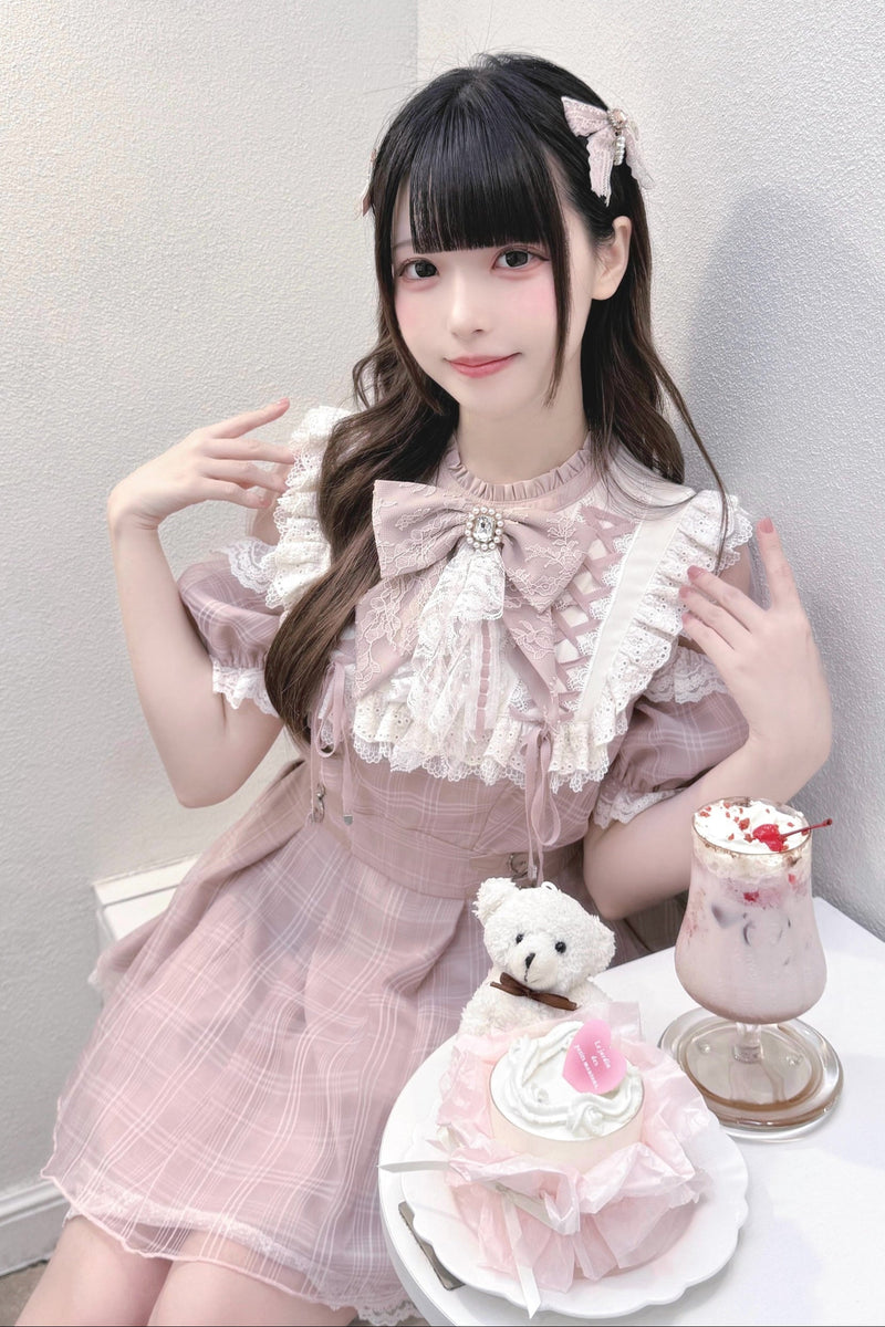 [pre-order] Sweet Plaid Sweet Girly Dress
