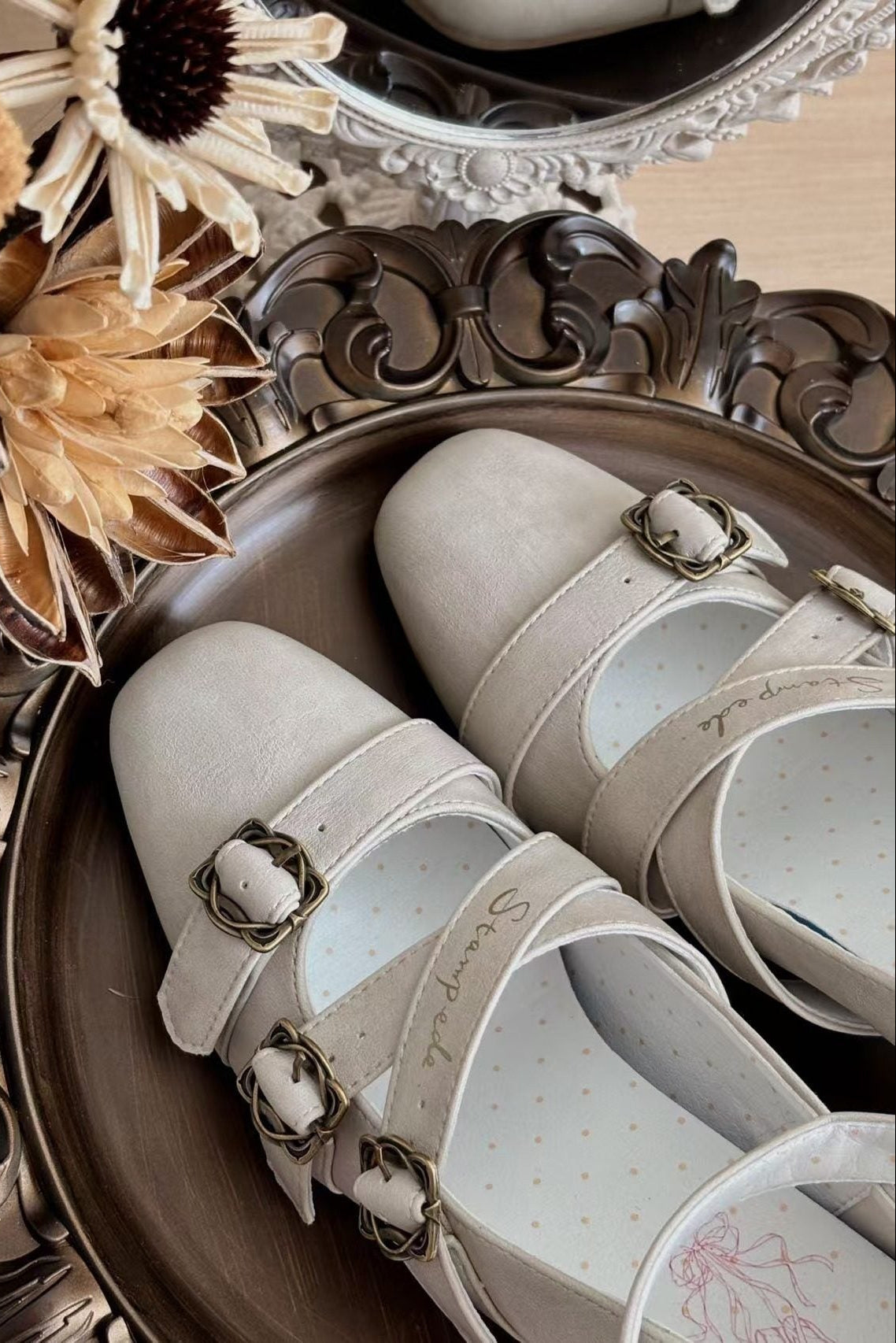 Retro Lolita Square Heel Shoes