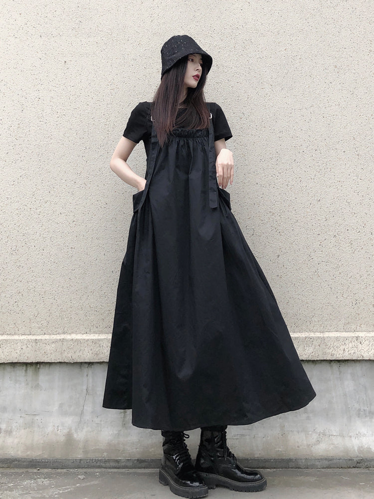 Loose Strap Mode Skirt