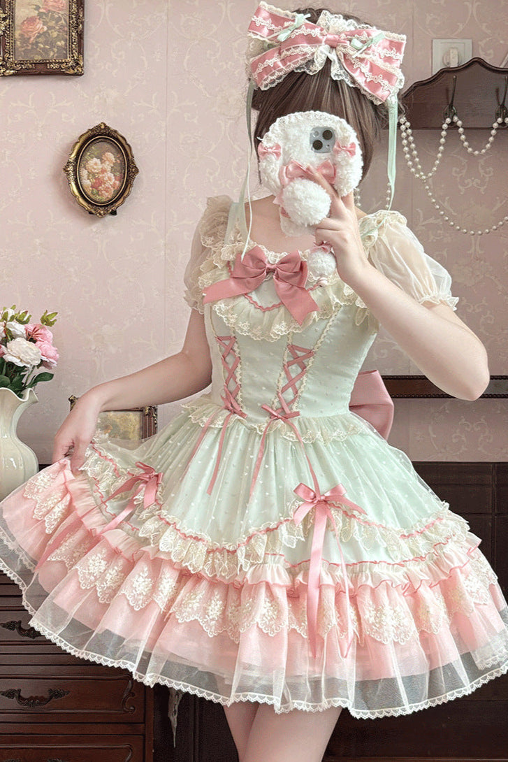 Candy House Sweet Ribbon Lolita Dress