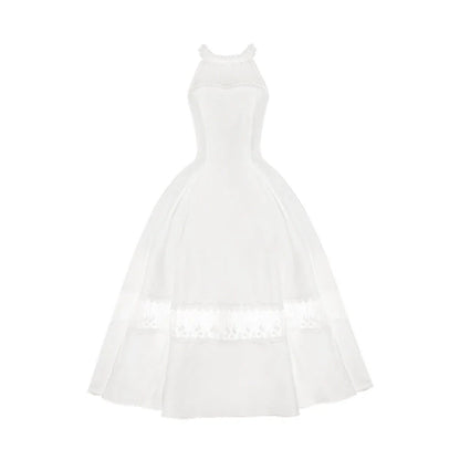 Mist Flower Halter Neck Twin Dress