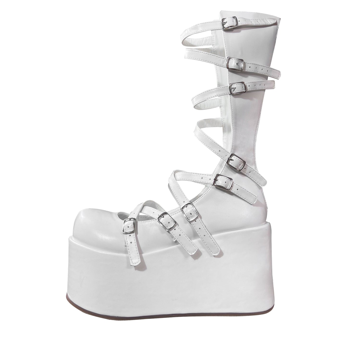 Roman Strap Punk Subculture Y2k Platform Shoes