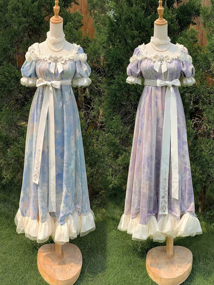 [order Deadline: December 30] Sun and Moon Poem Oil Paint Rose Dress Complete Set
