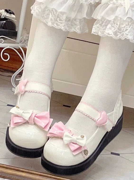 Round Toe Lolita Princess Platform Shoes