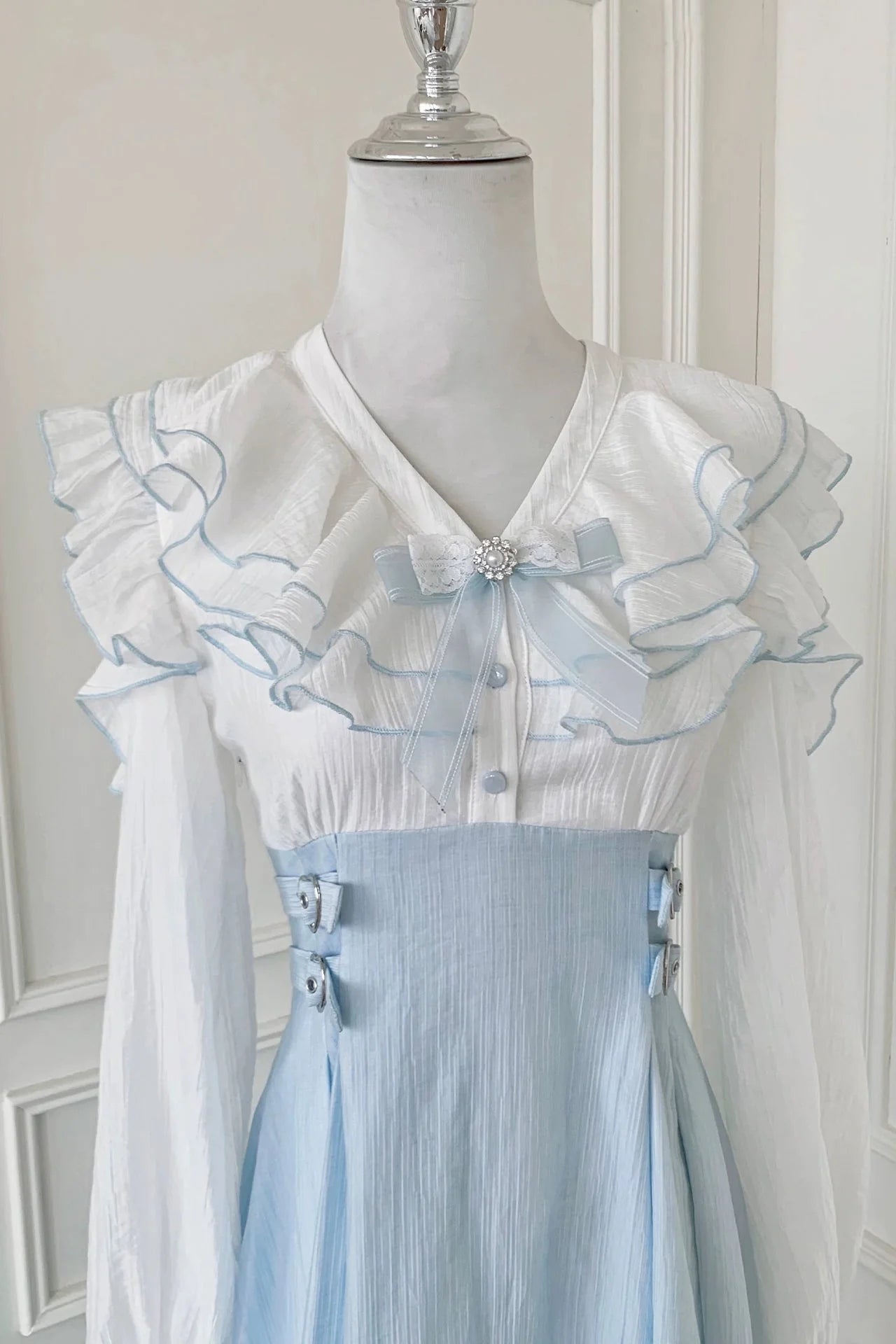 Ruffled Long Dress