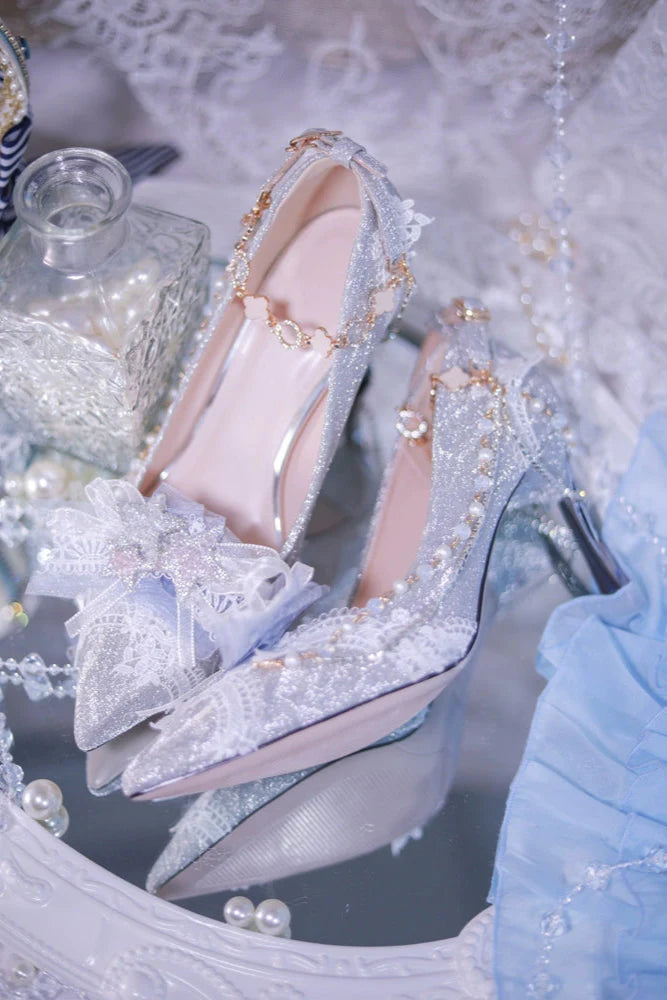 Shiny Wedding Shoes