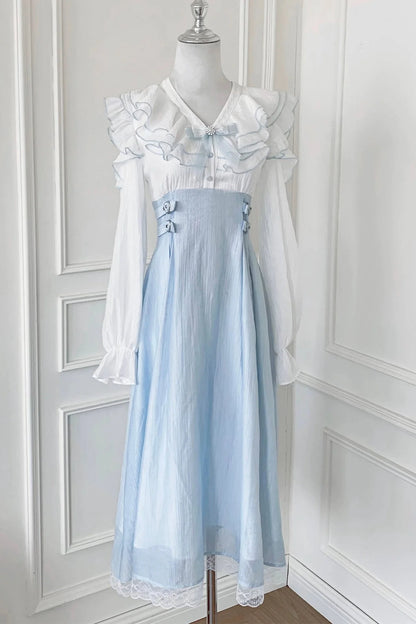 Ruffled Long Dress