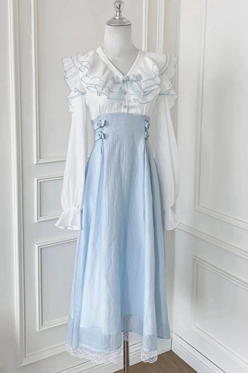 Ruffled Long Dress