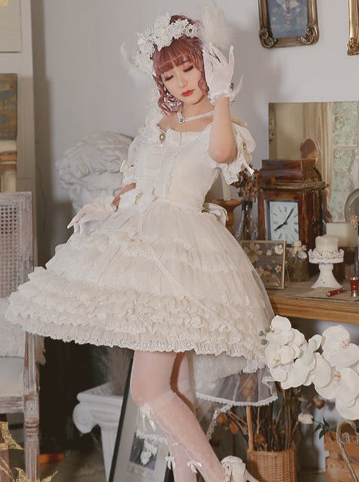 Pure White Lolita Wedding Dress
