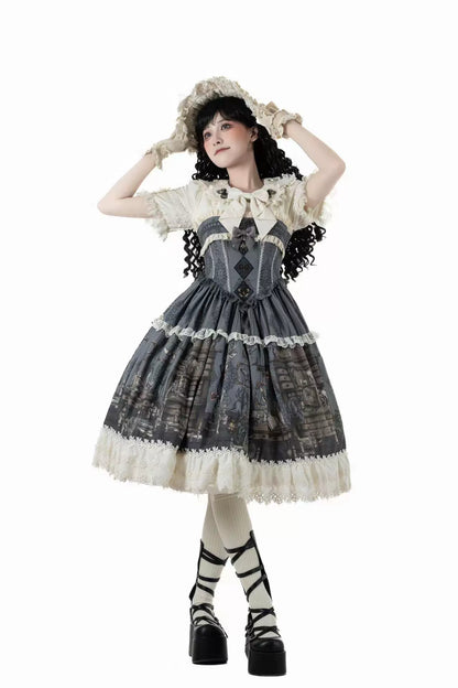 Spell Collection Room Stitch Fake Two Piece Dress