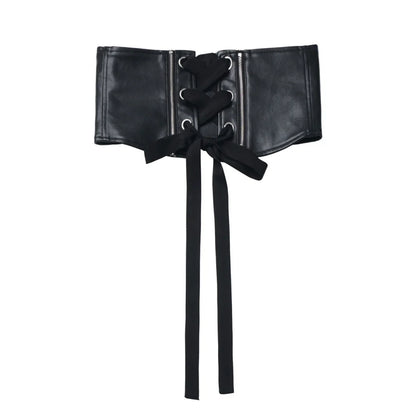 Chinese-style Top + Chiffon Pants + Corset