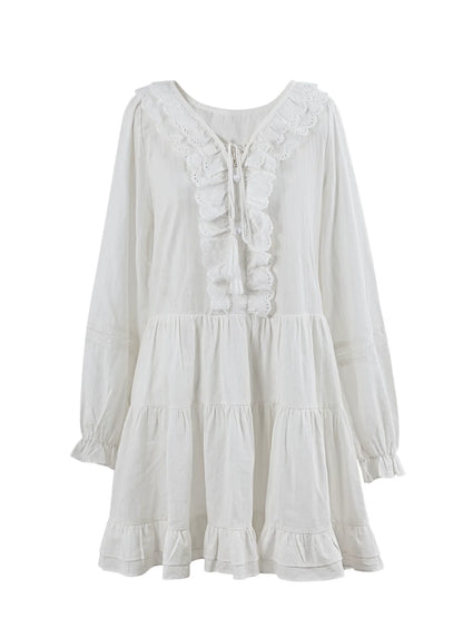 Lace Pure Sleeve Dress