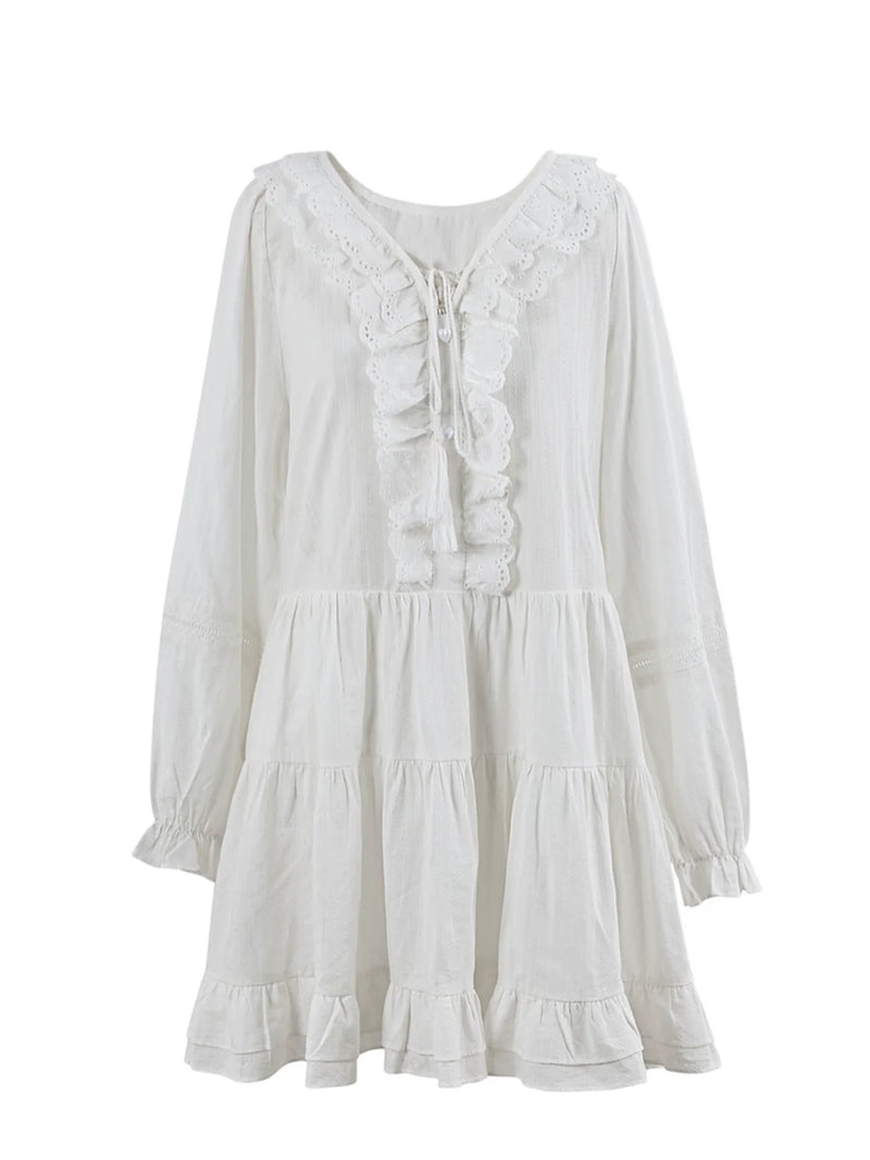 Lace Pure Sleeve Dress