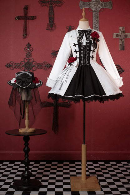 Dark Rose Gothic Princess Lolita Set + Dark Rose Gothic Prince Lolita Set