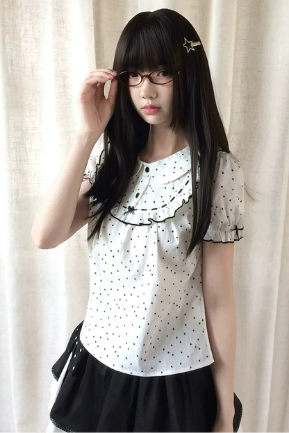 Polka Dot Doll Top + Skirt