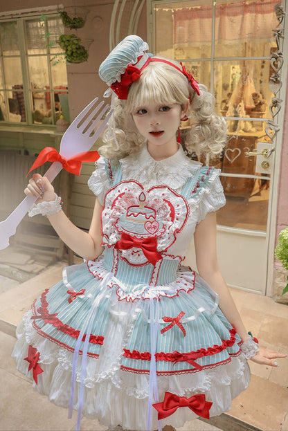 [pre-order Deadline: September 27] Twin Tiered Lolita Series Hair Accessories + Ribbon