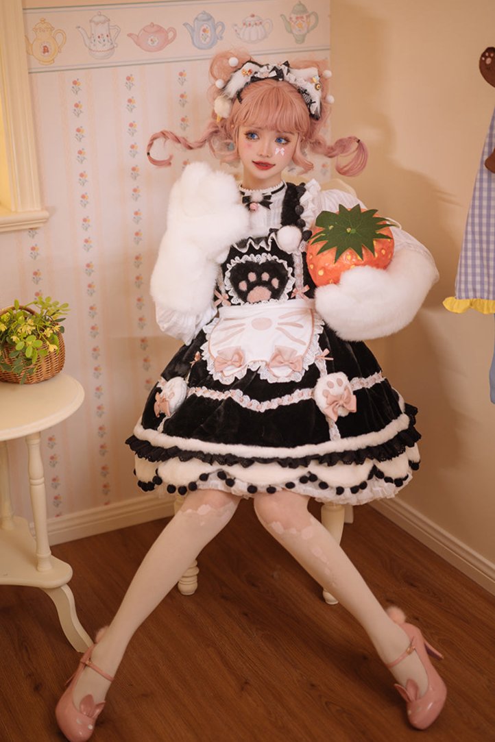 Sweet Girly Cat Lolita Set