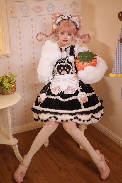Sweet Girly Cat Lolita Set