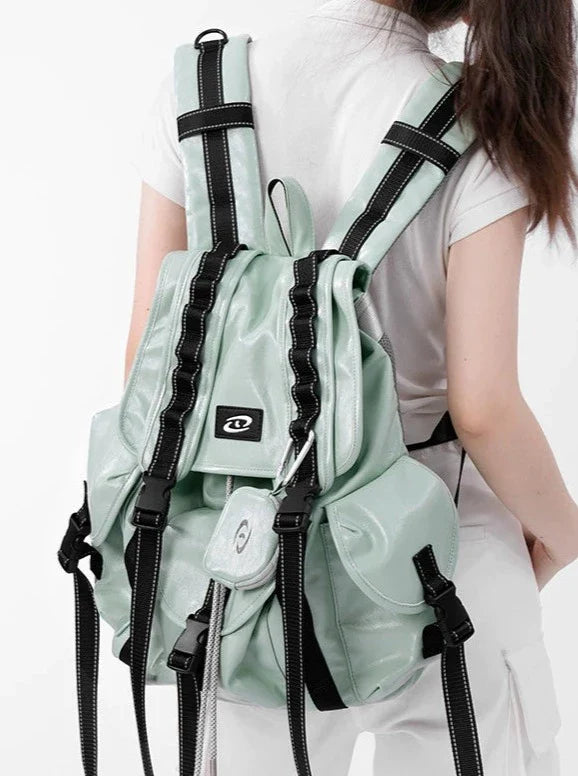 Leather Mode Big Backpack