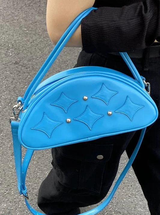 Diamond Studded Boston Bag