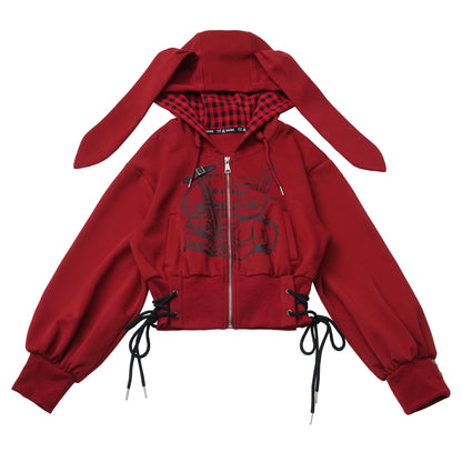 Rabbit Hoodie + Skirt